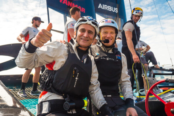 Alex Zanardi a bordo di Oracle Team USA