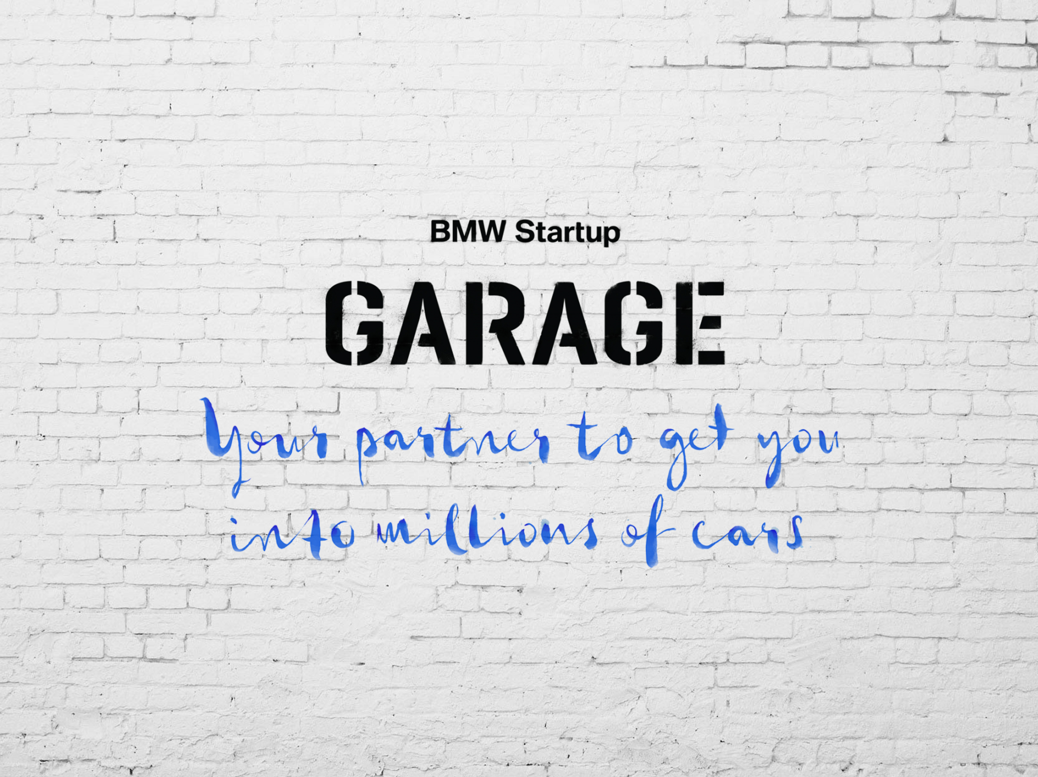 BMW StartUp Garage