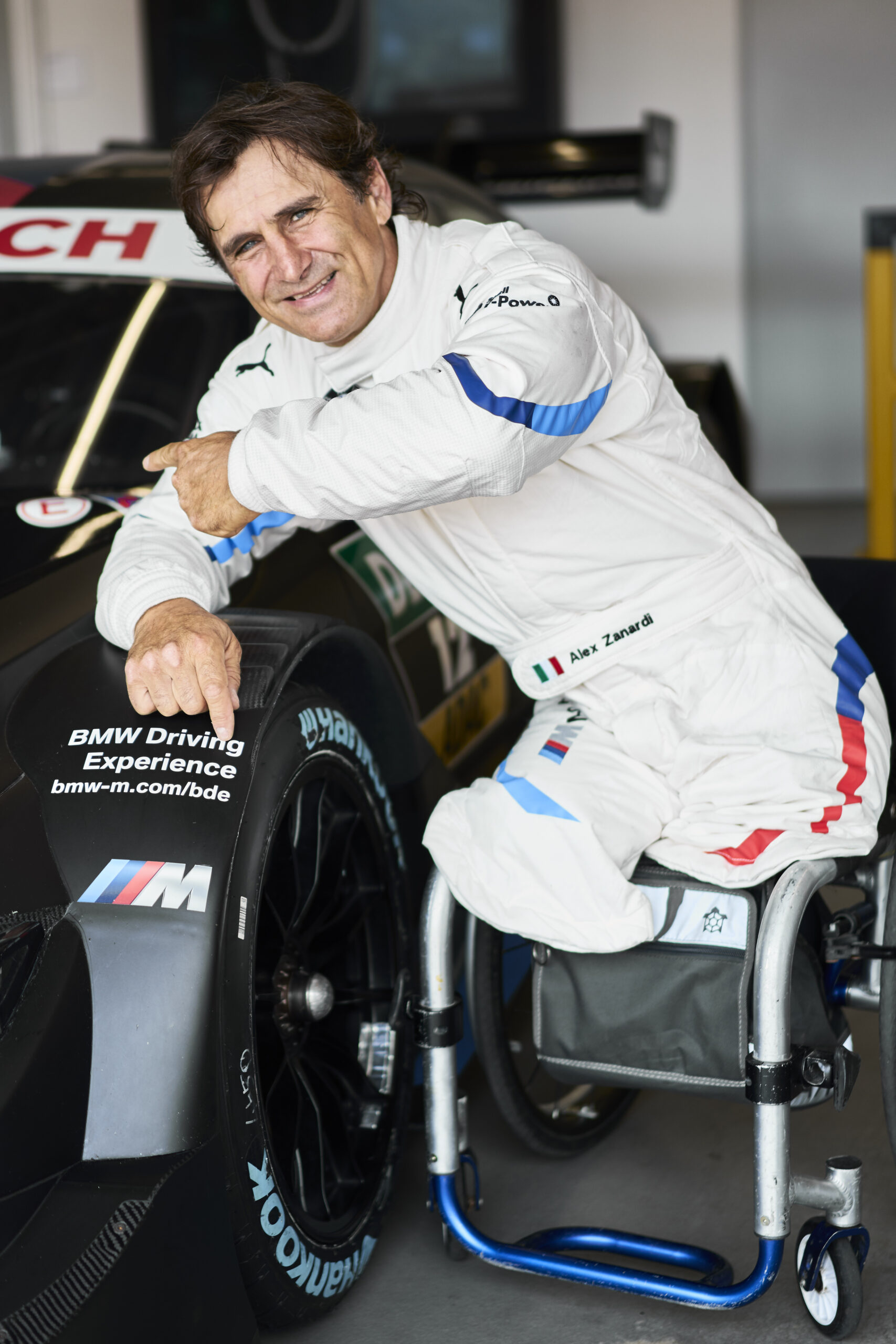 Alex Zanardi e BMW stanno preparando la gara del DTM a Misano