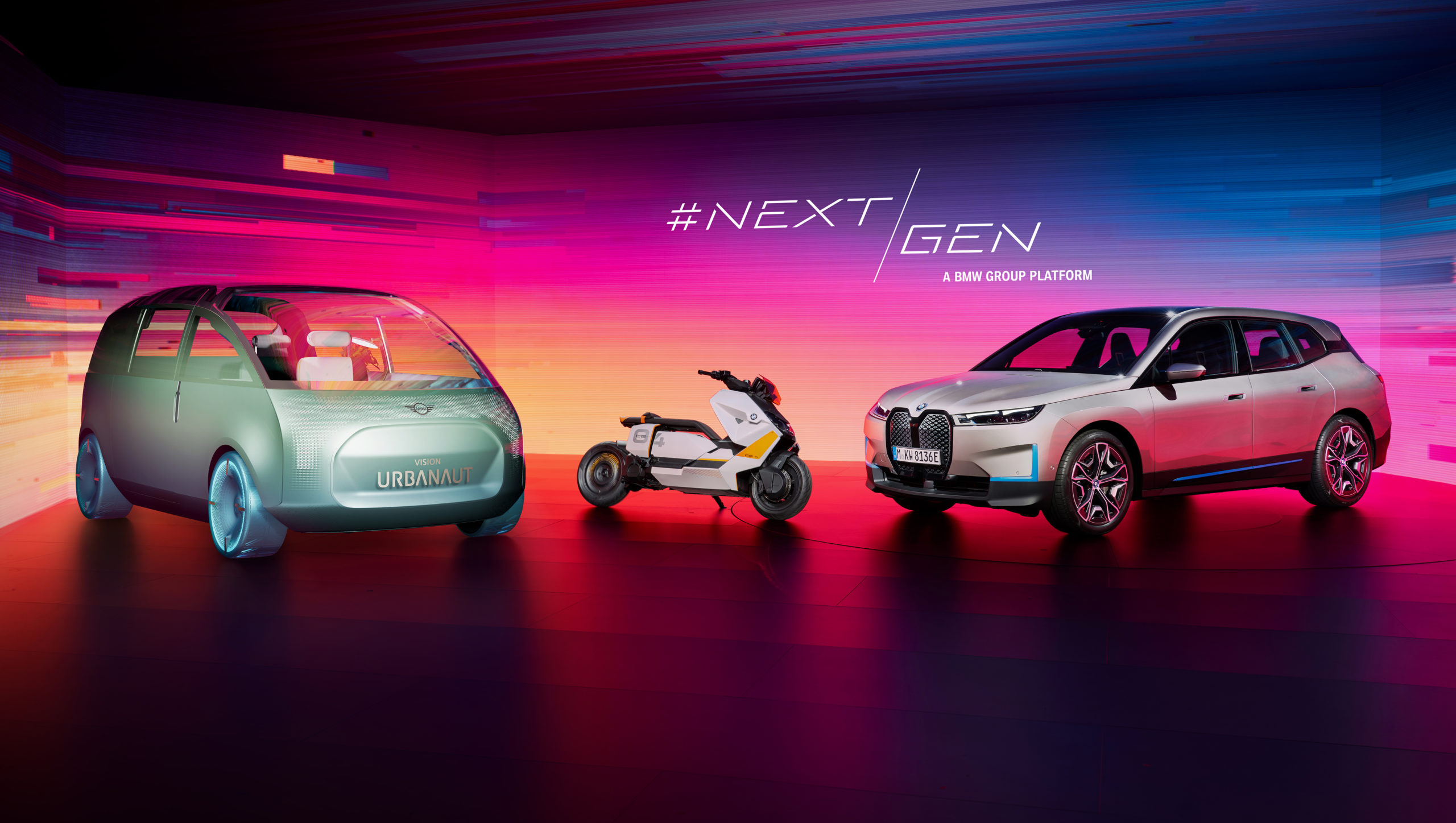 Prototipi mobilità elettrificata BMW Group